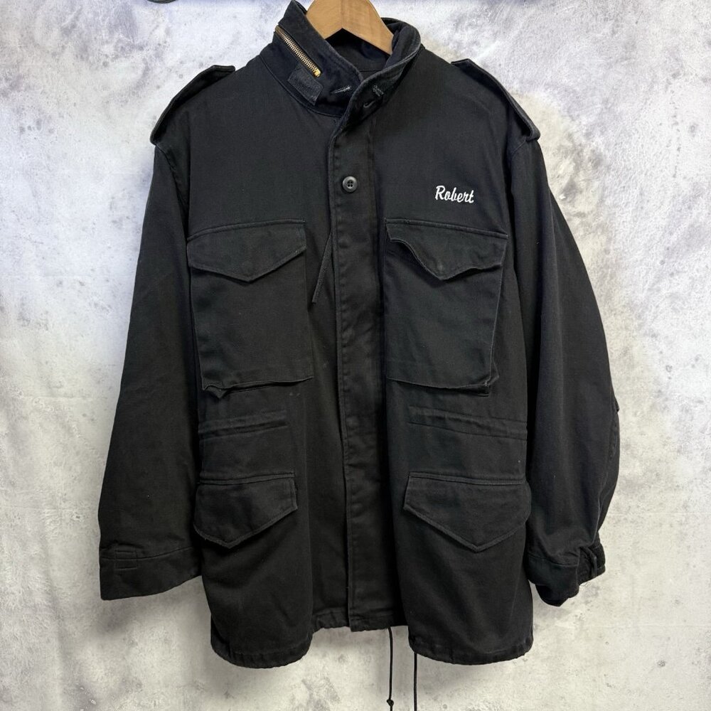 OG-107 Military Field Jacket Mens Size S 20x29.5 Black Cold Weather Coat